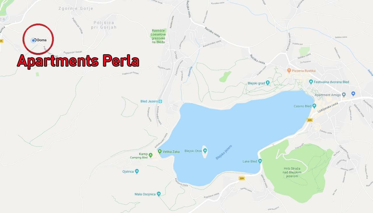 Apartments Perla Zgornje Gorje Exteriör bild